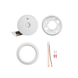 BRK First Alert Hardwired 2-in-1 Smoke & Carbon Monoxide Alarm with AA Battery Backup, SC6W01 – Case of 12 Minimum