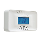 BRK First Alert CO9B10D 10-year battery carbon monoxide alarm with backlit digital display and white housing