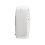 BRK First Alert CO7B01 battery-operated carbon monoxide alarm with white housing and 9V battery