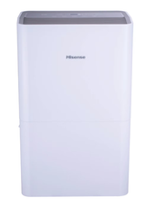 Hisense DH5026K1W white 50-pint ENERGY STAR dehumidifier for spaces up to 4,500 square feet