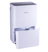 Hisense DH5026K1W white 50-pint ENERGY STAR dehumidifier for spaces up to 4,500 square feet