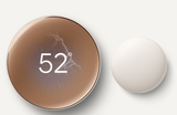 Google Nest Learning Thermostat (4th gen) + Nest Temperature Sensor (2nd gen) - Gold - GGA05171US Min Quantity 4