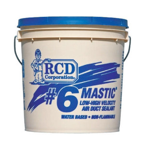 RCD Corporation RCD #6 1-Gallon Mastic Duct Sealing Bucket 