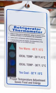 AM Conservation Niagara Refrigerator Temperature Card AMC108-G Case of 25 