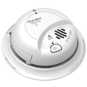 BRK Electronics First Alert BRK SC9120LBL Combo Smoke/CO Alarm Hardwired 9V with Lithium 10 Year Sealed Battery Backup 