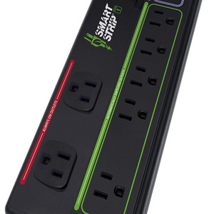 BITS 8 Outlet Tier 1 Advanced Power Strip + Surge Protector MCG-8MVR-Case
