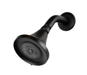 AM Conservation Niagara Conservation Earth Luxe 1.5 GPM High Efficiency Showerhead Matte Black N3915MB Case of 48 