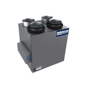 Broan® AI Series 150 CFM Energy Recovery Ventilator (ERV) Top Port B150E75NT