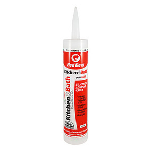 Red Devil 10.1 oz. Kitchen & Bath Siliconized Acrylic Sealant 0408 - Case of 12 Minimum Red Devil 10.1 oz. Kitchen & Bath Siliconized Acrylic Sealant 0408 - Case of 12 Minimum