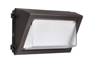 Topstar LED Semi-Cutoff Wall Pack Multi Watt 15W/25W/40W & CCT Selectable 30K/40K/50K with Dusk to Dawn Photocell WPSC-8DW-40PS-M1-BR-P