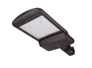 Topstar LED Area Light Shoebox with Changeable Lens Multi Watt 35W/50W/70W and Color Selectable 30K/40K/50K with Bronze Housing  AL-LS3-8DW-70PS-M1-BR-10SP-3NP-SS-NB