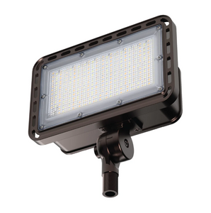 FEIT Electric 80W Adjustable White 30K/35K/40K/50K|65K Flood Light Bronze Housing S8.6FL/5CCT/LSDD/BZ - Case of 4 Minimum