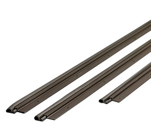 M-D Building Products 36 in. Flat Profile Door Jamb Weatherstrip Kit – 36″ X 84″ (with screws), Bronze  01677 - Case of 10 Minimum