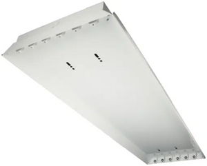 TCP HBL46LT8B1 4FT LED T8-ready high bay fixture, 6 lamp, single end, white steel housing