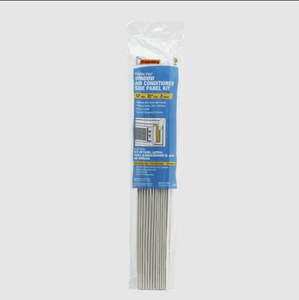 Frost King AC18H plastic air conditioner side panel kit with 2 flexible vinyl panels, 21 in. high, expandable to 12 in. wide