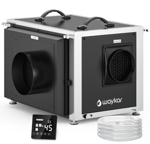 Waykar 216 Pint Commercial Dehumidifier  with Pump and Remote for Crawl Space AFD3.5DPM - Case of 2 Minimum