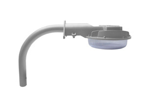 MaxLite DBL40UT5-CSGPN grey dusk to dawn barn light with Type V distribution and c-Max photocell