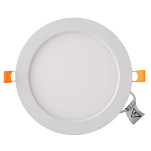 Simply Conserve L12-DLR6-27/50-D-ADJ 6-inch adjustable wafer LED downlight with matte white trim and remote junction box
