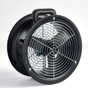 The Energy Conservatory Minneapolis Duct Blaster Series B fan only with fabric cover, trim piece, and foam foot