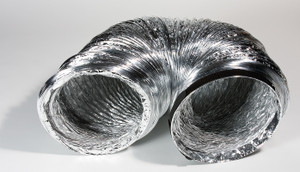 The Energy Conservatory Duct Blaster 10-inch flexible duct with Velcro straps for duct leakage testing