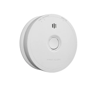 BRK First Alert SM610 10-year sealed battery smoke alarm with photoelectric sensing and LED indicators