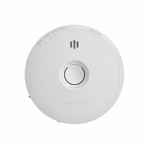 BRK First Alert Battery-Operated Smoke Alarm with Replaceable AA Batteries, SM601 – Case of 12 Minimum