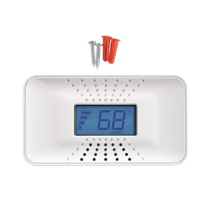 BRK First Alert 10-Year Sealed Battery Carbon Monoxide Alarm W/Digital Temperature Display CO710 - Case of 12 Minimum