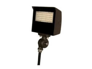 MaxLite MSF20UA-WCSBKTYPC bronze adjustable beam LED flood light with threaded knuckle mount