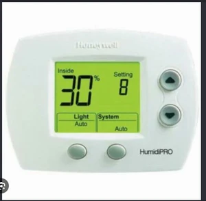 Honeywell HumidiPRO Digital Humidity Control: Humidistat or Dehumidistat, Automatic Window Protection or Manual Control, Includes Outdoor Sensor, Tradeline - H6062A1000/U