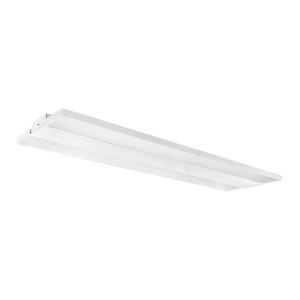 AlphaLite HBDM-(250/220/150)/8A white die-cast linear LED high bay with selectable 150W 220W 250W output and 4000K 5000K CCT