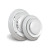 Boflex 8 inch White Round Diffuser DR-08 - Case of 10 Minimum