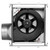 Broan ULTRA GREEN ZB Series 110 CFM Multi-Speed 0.3 Ceiling Bathroom Exhaust Fan ZB110