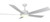 Delta Breez Pleasanton White 72-inch 5-Blade, Wet Rated, Ceiling Fan with LED Light and Remote Control VCA725LED-HEWH