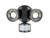MaxLiteHome MSL2HAL black LED security light with 2 adjustable heads and motion sensor