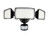 MaxLiteHome MSL3HL black 3-head LED security flood light with motion sensor and photocell