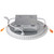 Simply Conserve L12-DLR6-27/50-D-ADJ 6-inch adjustable wafer LED downlight with matte white trim and remote junction box