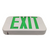 Simply Conserve LED exit sign with selectable red or green letters, dual face option, and emergency battery backup