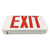 Simply Conserve LED exit sign with selectable red or green letters, dual face option, and emergency battery backup