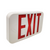 Simply Conserve LED exit sign with selectable red or green letters, dual face option, and emergency battery backup
