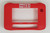 The Energy Conservatory red silicone protective rubber boot for DG-1000 pressure and flow gauge