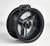 The Energy Conservatory Duct Blaster fan with calibrated flow rings, fan speed controller, fabric cover, trim piece, and foam foot