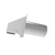 Imperial VT0503 6-inch white R2 heavy duty wall exhaust and intake hood with damper and screen