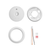 BRK First Alert SM6W10 hardwired smoke alarm with 10-year sealed battery backup, LED indicators, and photoelectric sensing