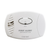 BRK First Alert CO7B01 battery-operated carbon monoxide alarm with white housing and 9V battery