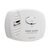 BRK First Alert CO7B01 battery-operated carbon monoxide alarm with white housing and 9V battery