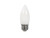 MaxLite EFF5BA10D930/JA8 frosted BA10 LED filament candle bulb with E26 medium base, 5.5W 600 lumens 3000K JA8 compliant
