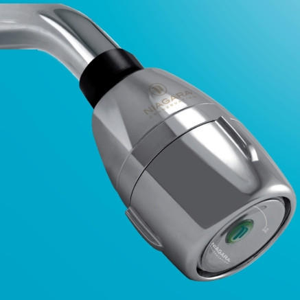 Water-Saving Niagara Showerhead | Bi-Max Chrome Showerhead