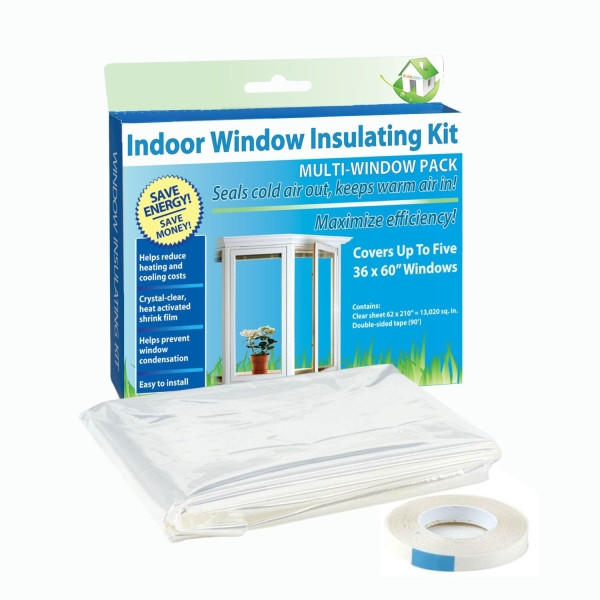 Am Conservation Group, Inc. AM-E1503DP Simply Conserve 5-Window Indoor Window Insulating Kit