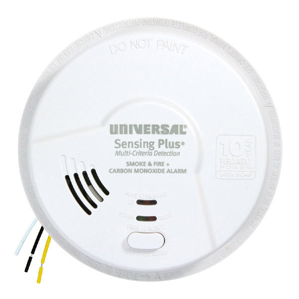 USI Sensing Plus Hardwired Fire/Smoke/Carbon Monoxide Alarm