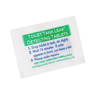Toilet Leak Tablets - Toilet Leak Detector